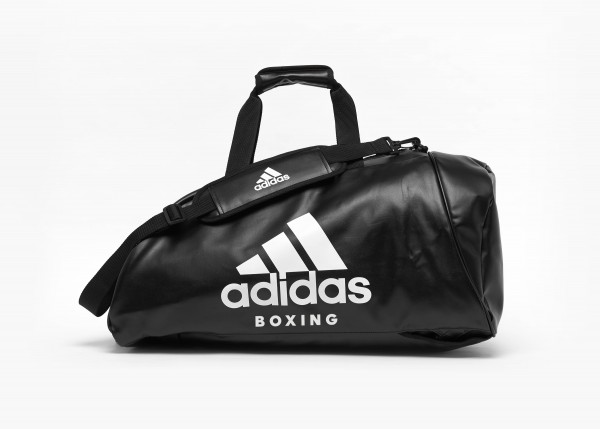 adidas 2in1 Bag &quot;Boxing&quot; black/white PU, adiACC051