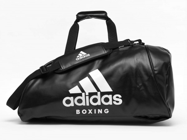 adidas 2in1 Bag &quot;Boxing&quot; black/white PU, adiACC051B