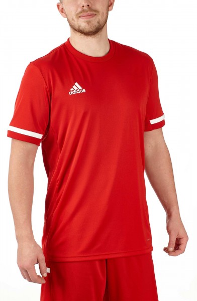 adidas T19 Shortsleeve Jersey Männer rot/weiß, DX7242